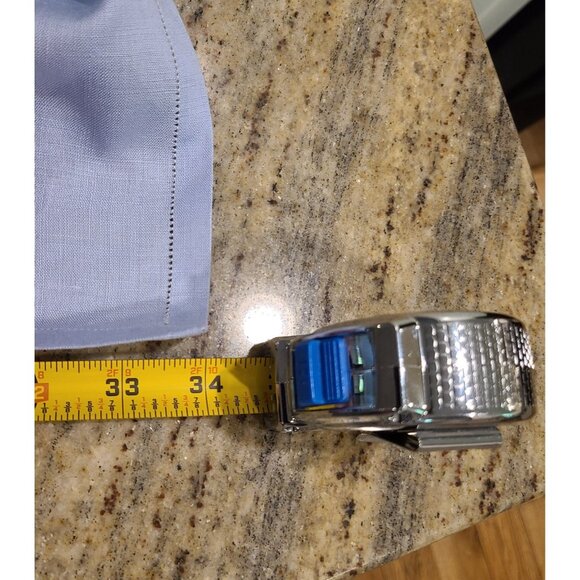 Linen 33x34" Tablecloth Handmade Ukraine Eggs Butterfly Flowers Blue Colorful - Picture 2 of 13